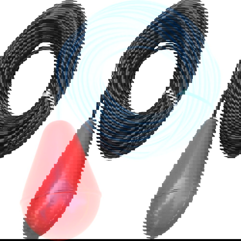 Float Switches; Pump Type: Float Switch; For Use With: Septic/Grinder Pumps; Float Style: Internally Weighted Float Switch; Voltage (AC): 3.3V DC; 120V AC; 220V AC; 12V DC; Horsepower: 1/2; Amperage Rating: 13.0000; Cord Length: 100; Mount Type: Drop-in;